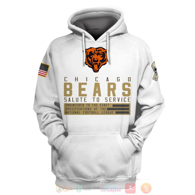 Personalized-Nfl-Chicago-Bears-Salute-To-Service-White-3D-Hoodie-Shirt-3