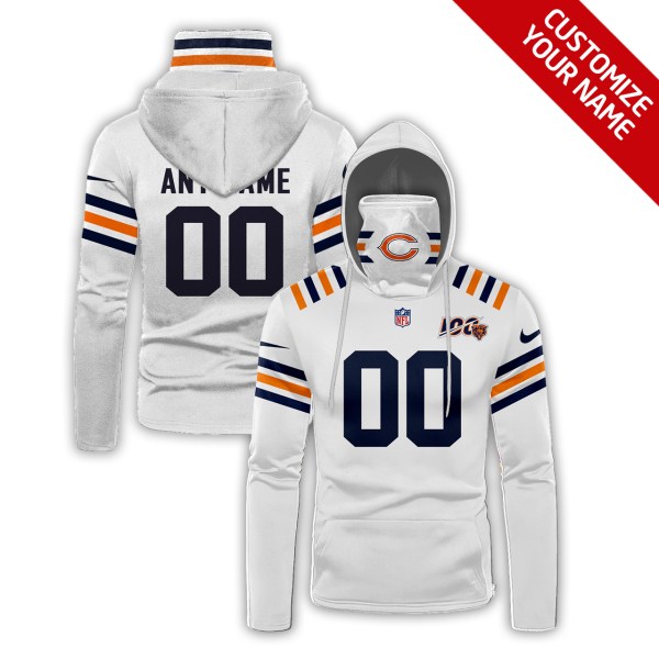 Personalized-Nfl-Chicago-Bears-White-3D-Hoodie-Mask-1