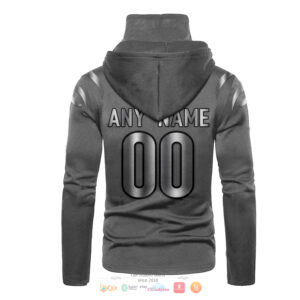Personalized Nfl Cincinnati Bengals Dark Grey 3D Hoodie Mask
