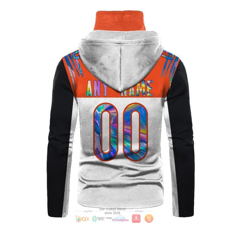 Personalized Nfl Cincinnati Bengals Navy White Hologram Hoodie Mask Personalized Nfl Cincinnati Bengals Navy White Hologram Hoodie Mask