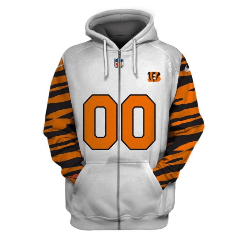 Personalized-Nfl-Cincinnati-Bengals-Nike-White-Orange-Stripe-3D-Shirt-Hoodie-2