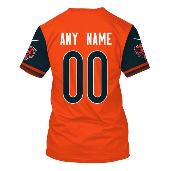 Personalized Nfl Cincinnati Bengals Orange 3D Shirt Personalized Nfl Cincinnati Bengals Orange 3D Shirt