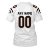 Personalized Nfl Cincinnati Bengals Super Bowl Lvi White 3D Shirt