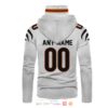 Personalized Nfl Cincinnati Bengals White Color 3D Hoodie Mask