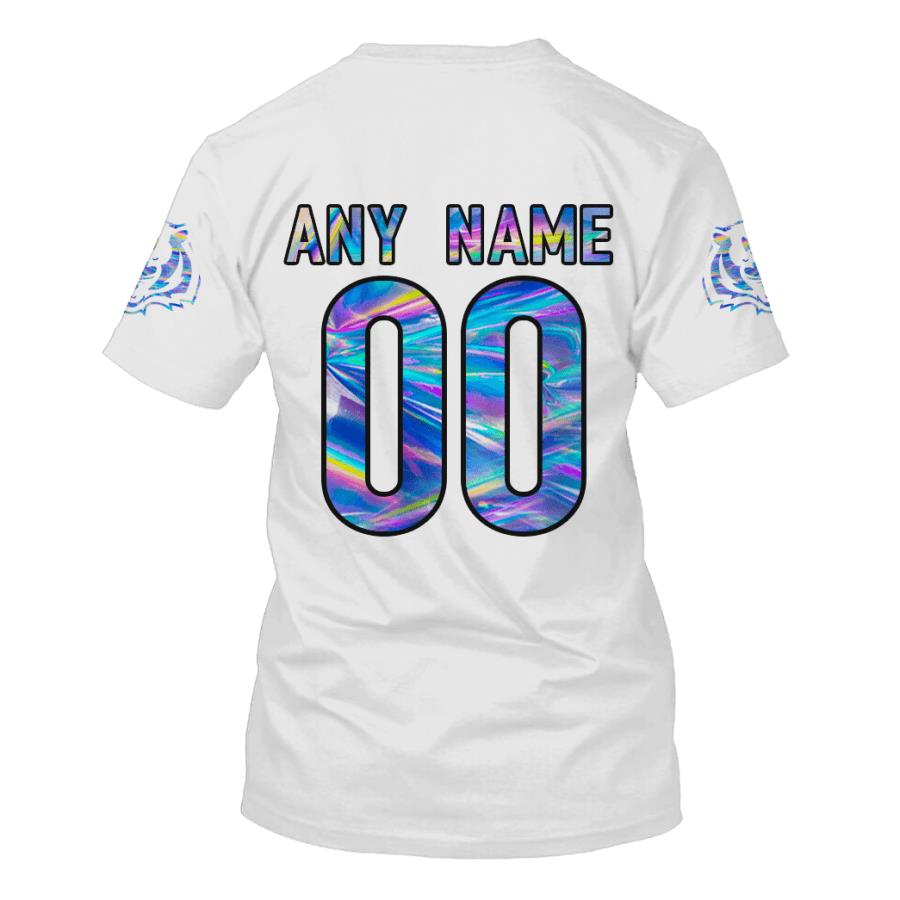 Personalized Nfl Cincinnati Bengals White Hologram 3D Shirt Personalized Nfl Cincinnati Bengals White Hologram 3D Shirt