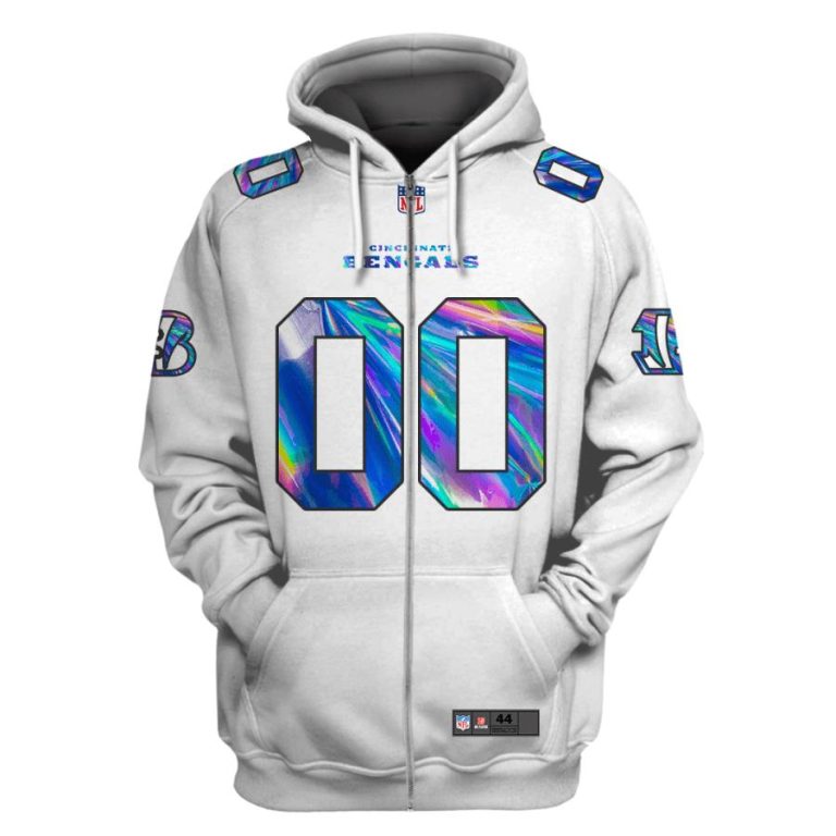 Personalized-Nfl-Cincinnati-Bengals-White-Hologram-Color-3D-Shirt-Hoodie-2