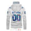 Personalized Nfl Cincinnati Bengals White Hologram Color Hoodie Mask
