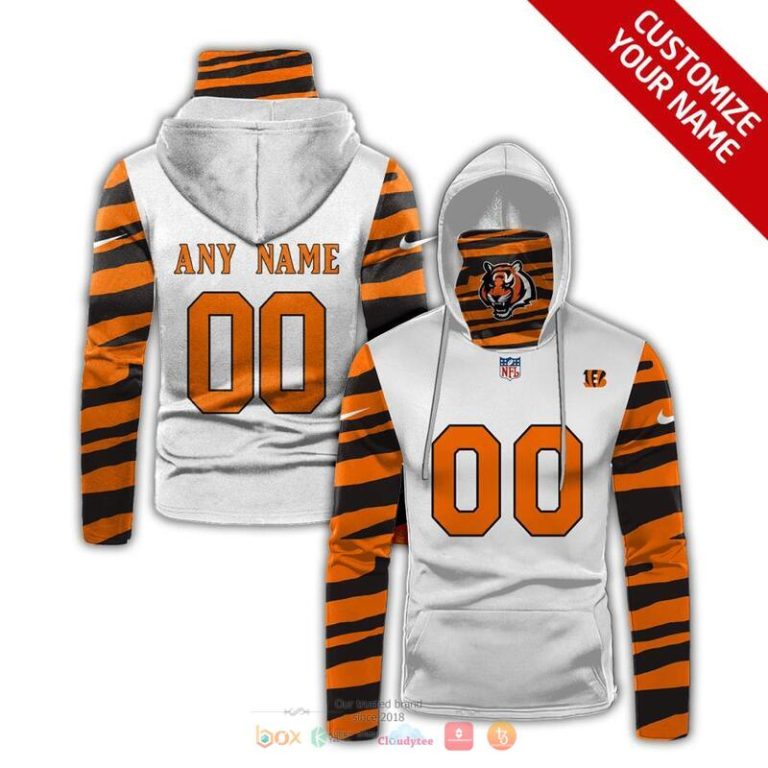 Personalized-Nfl-Cincinnati-Bengals-White-Orange-Stripe-Hoodie-Mask-1