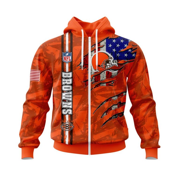 Personalized-Nfl-Cleveland-Browns-American-Flag-3D-Shirt-Hoodie-2