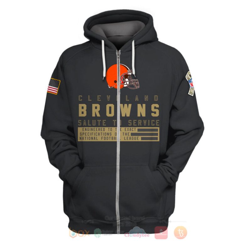 Personalized-Nfl-Cleveland-Browns-Salute-To-Service-Black-3D-Hoodie-Shirt-2