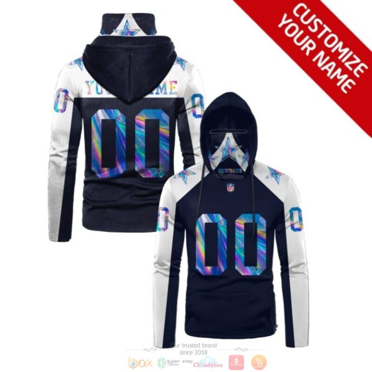 Personalized-Nfl-Dallas-Cowboys-Black-White-Custom-3D-Hoodie-Mask-1