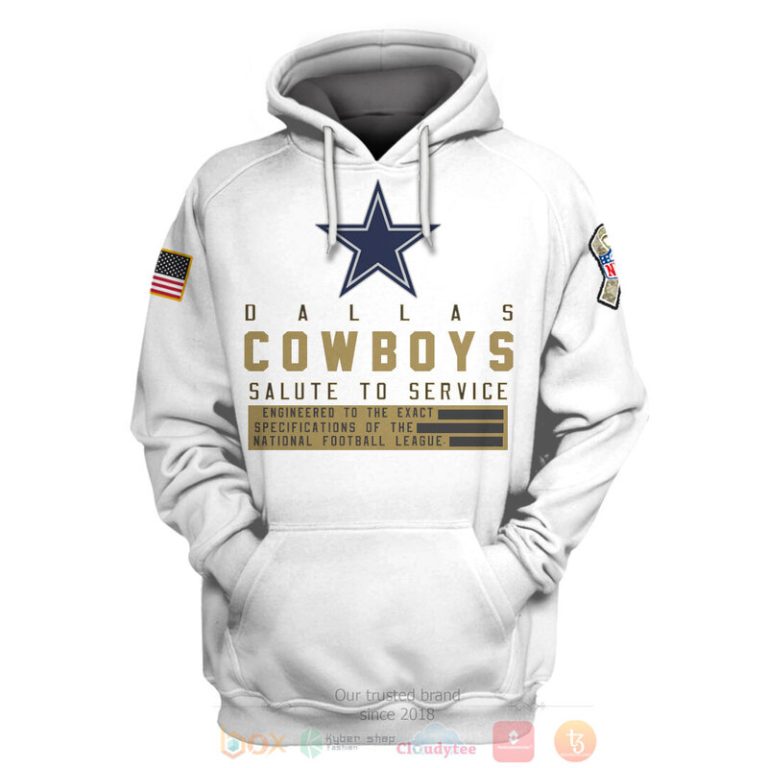 Personalized-Nfl-Dallas-Cowboys-Salute-To-Service-White-3D-Hoodie-Shirt-3