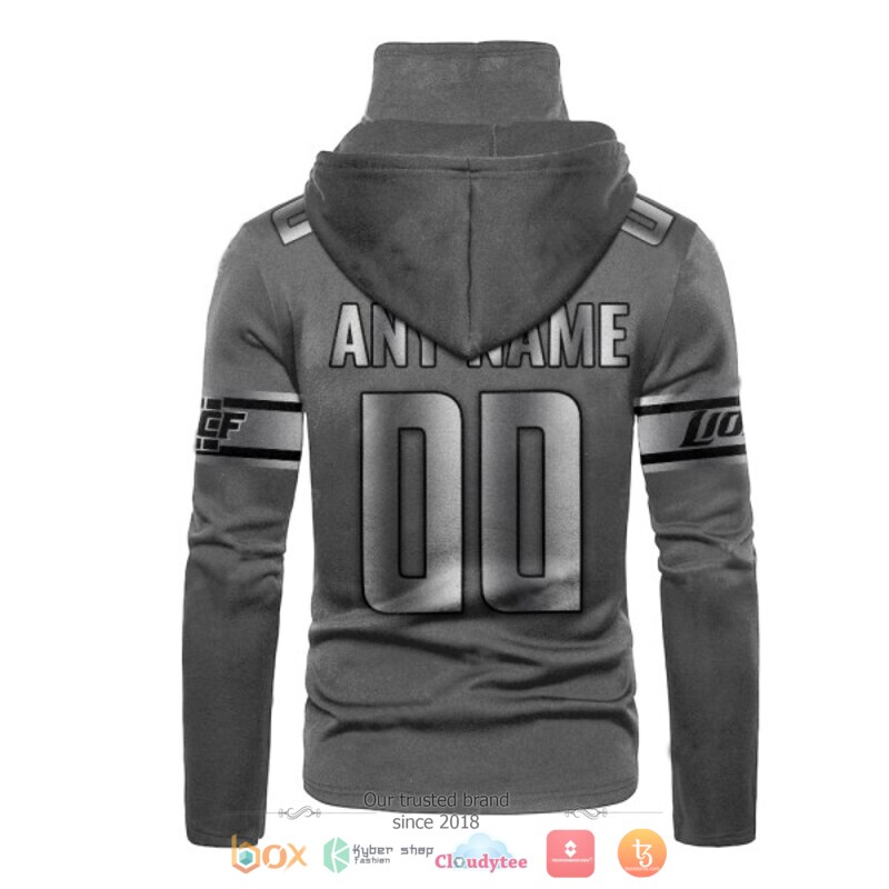 Personalized Nfl Detroit Lions Dark Grey Custom 3D Hoodie Mask Personalized Nfl Detroit Lions Dark Grey Custom 3D Hoodie Mask