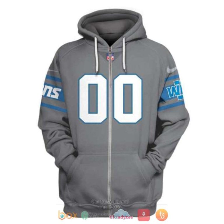 Personalized-Nfl-Detroit-Lions-Grey-Custom-3D-Shirt-Hoodie-2