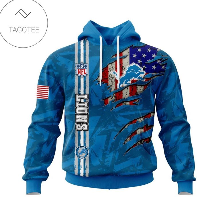 Personalized-Nfl-Detroit-Lions-Name-Number-With-United-States-Flag-Hoodie-1