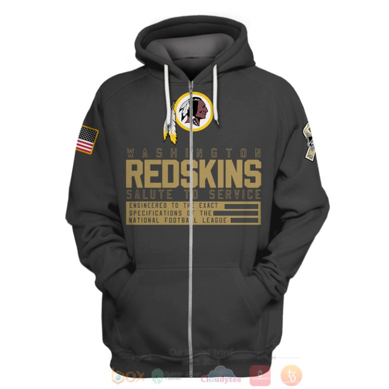 Personalized-Nfl-Football-Washington-Redskins-Salute-To-Service-Black-3D-Hoodie-Shirt-2