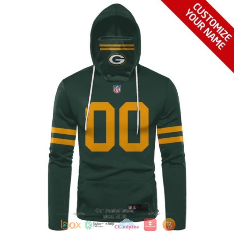 Personalized-Nfl-Green-Bay-Packers-Dark-Green-Custom-3D-Hoodie-Mask-2