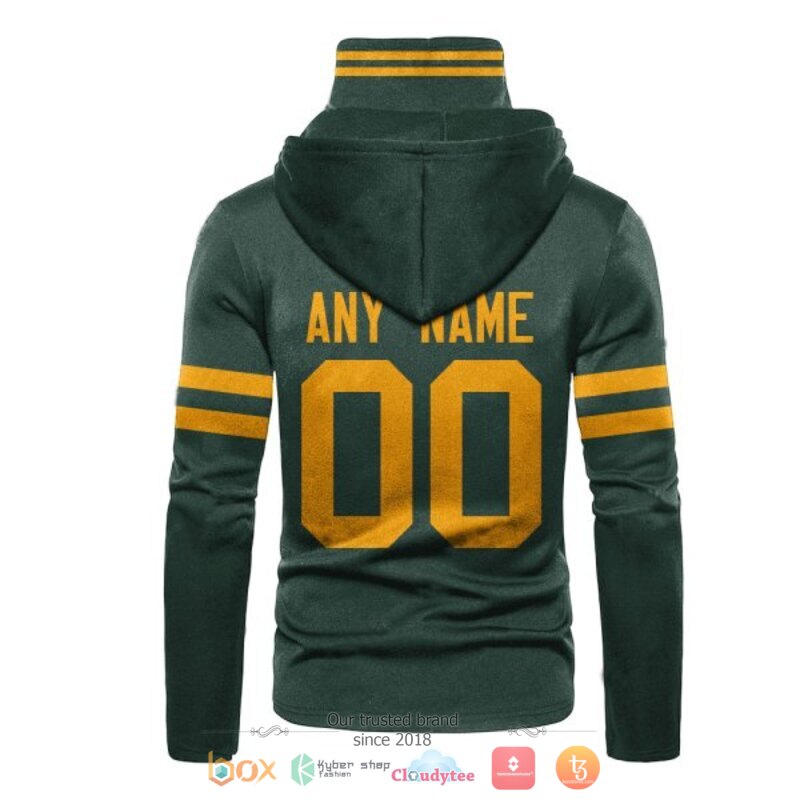 Personalized Nfl Green Bay Packers Dark Green Custom 3D Hoodie Mask Personalized Nfl Green Bay Packers Dark Green Custom 3D Hoodie Mask
