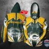 Personalized Nfl Green Bay Packers Lightning Gaiter 3D Hoodie