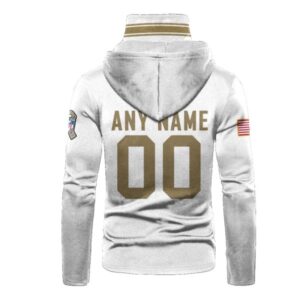 Personalized Nfl Green Bay Packers White 3D Hoodie Mask