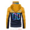 Personalized Nfl Green Bay Packers Yellow Blue Custom 3D Hoodie Mask
