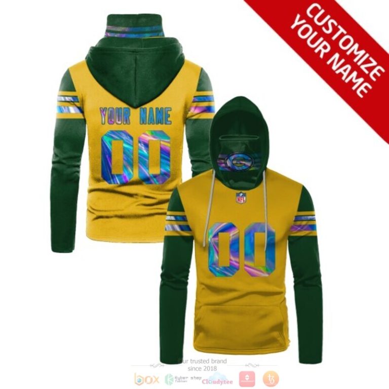 Personalized-Nfl-Green-Bay-Packers-Yellow-Green-Custom-3D-Hoodie-Mask-1