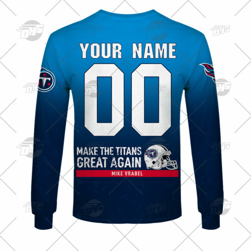 Personalized Nfl Head Coach Mike Vrabel Tennessee Titans 3D Shirt Personalized Nfl Head Coach Mike Vrabel Tennessee Titans 3D Shirt