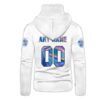 Personalized Nfl Houston Texans White Hologram Color 3D Hoodie Mask