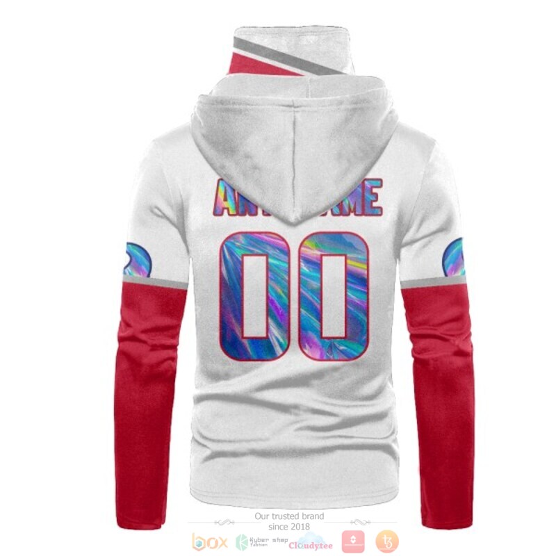 Personalized Nfl Houston Texans White Red Custom 3D Hoodie Mask Personalized Nfl Houston Texans White Red Custom 3D Hoodie Mask