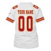 Personalized Nfl Kansas City Chiefs Logo White 3D Shirt
