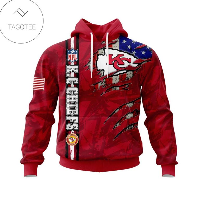 Personalized-Nfl-Kansas-City-Chiefs-Name-Number-With-United-States-Flag-Hoodie-1