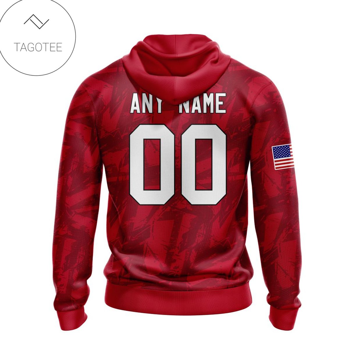 Personalized Nfl Kansas City Chiefs Name & Number With United States Flag Hoodie Personalized Nfl Kansas City Chiefs Name & Number With United States Flag Hoodie