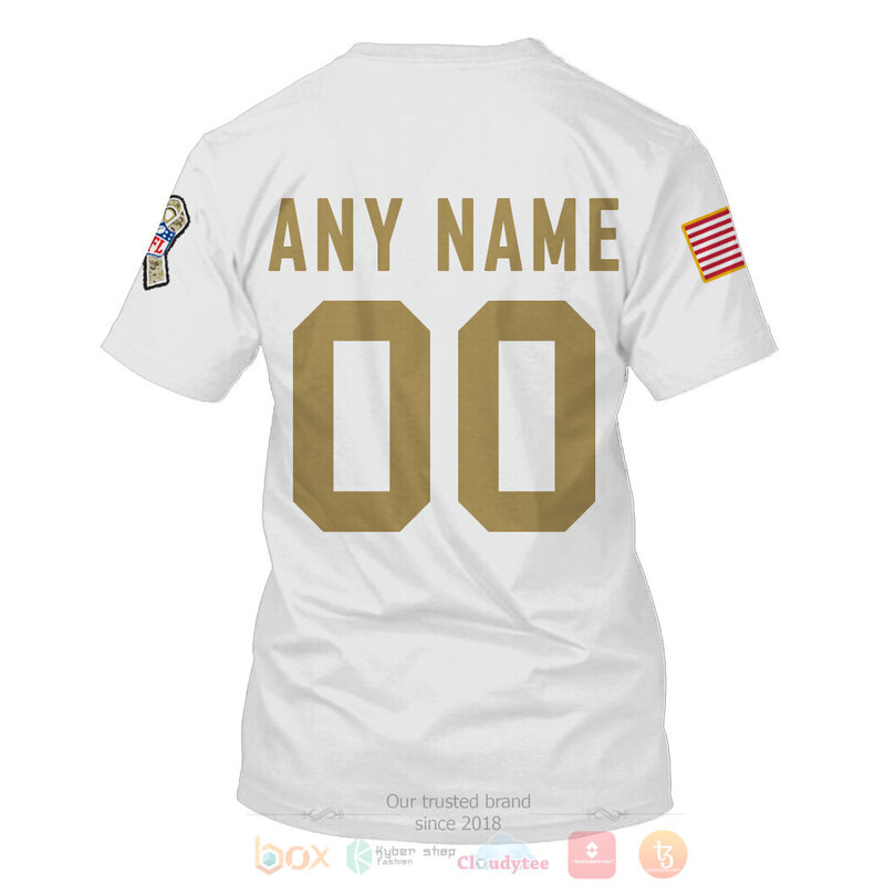 Personalized Nfl Kansas City Chiefs Salute To Service White 3D Hoodie Personalized Nfl Kansas City Chiefs Salute To Service White 3D Hoodie