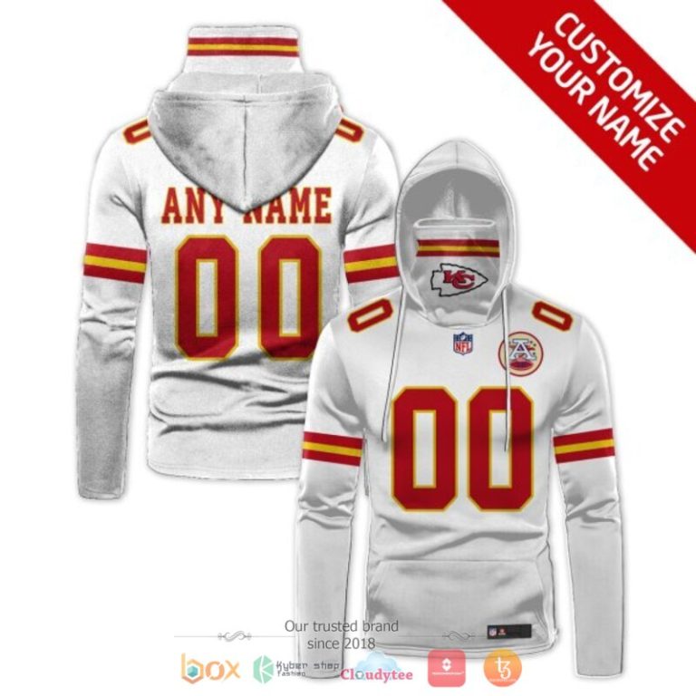 Personalized-Nfl-Kansas-City-Chiefs-White-Custom-Hoodie-Mask-1
