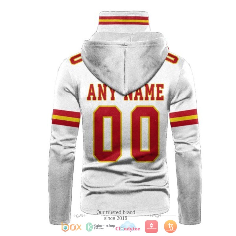 Personalized Nfl Kansas City Chiefs White Custom Hoodie Mask Personalized Nfl Kansas City Chiefs White Custom Hoodie Mask