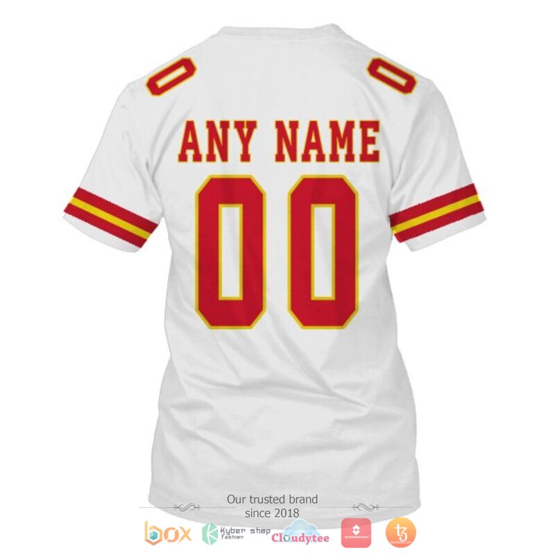 Personalized Nfl Liv Kansas City Chiefs White Custom 3D Shirt Personalized Nfl Liv Kansas City Chiefs White Custom 3D Shirt