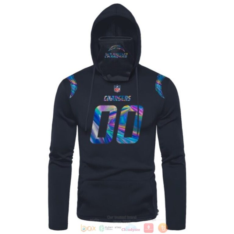 Personalized-Nfl-Los-Angeles-Chargers-Black-Custom-3D-Hoodie-Mask-2