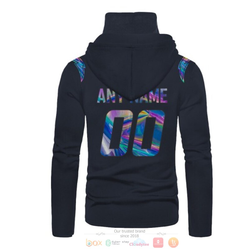 Personalized Nfl Los Angeles Chargers Black Custom 3D Hoodie Mask Personalized Nfl Los Angeles Chargers Black Custom 3D Hoodie Mask