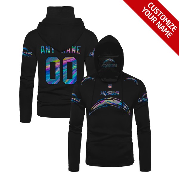 Personalized-Nfl-Los-Angeles-Chargers-Black-Hologram-Color-3D-Hoodie-Mask-1