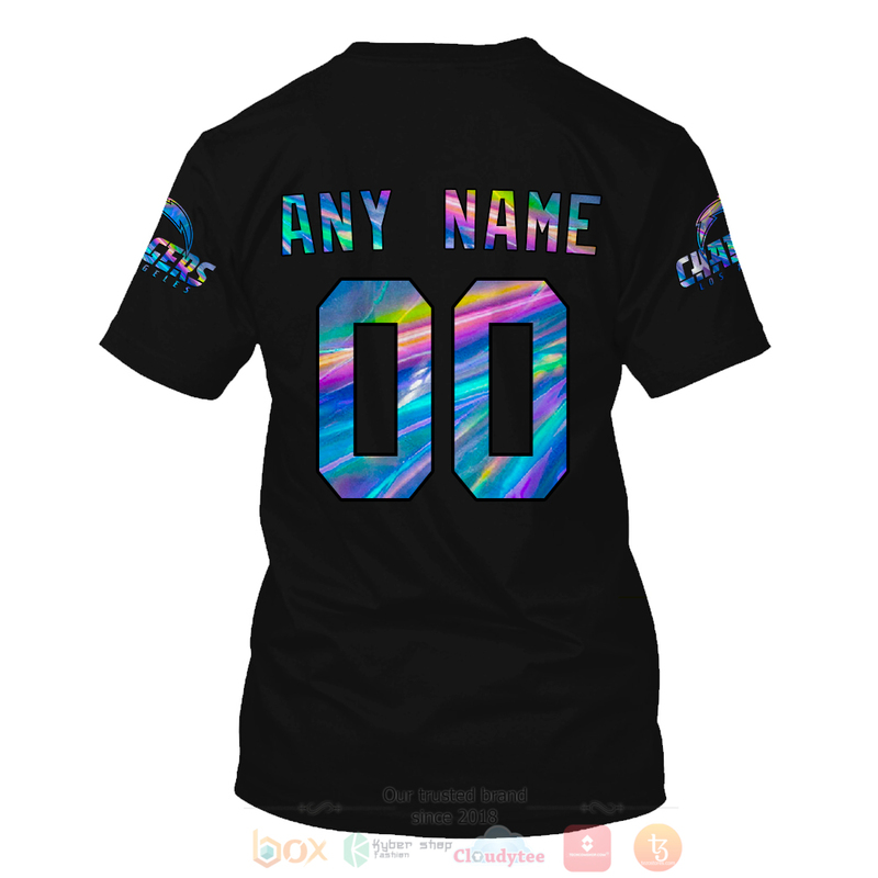 Personalized Nfl Los Angeles Chargers Black Personalized Nfl Los Angeles Chargers Black