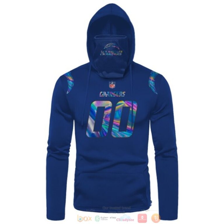 Personalized-Nfl-Los-Angeles-Chargers-Blue-Custom-3D-Hoodie-Mask-2