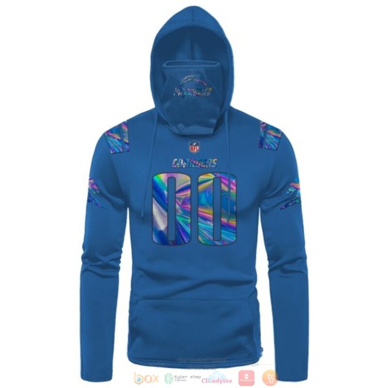 Personalized-Nfl-Los-Angeles-Chargers-Blue-Hologram-Custom-3D-Hoodie-Mask-2