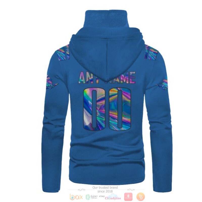 Personalized Nfl Los Angeles Chargers Blue Hologram Custom 3D Hoodie Mask Personalized Nfl Los Angeles Chargers Blue Hologram Custom 3D Hoodie Mask