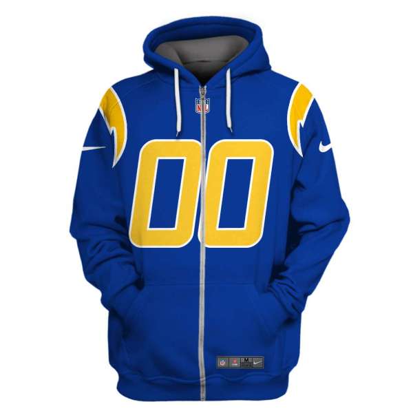 Personalized-Nfl-Los-Angeles-Chargers-Dark-Blue-3D-Shirt-Hoodie-2
