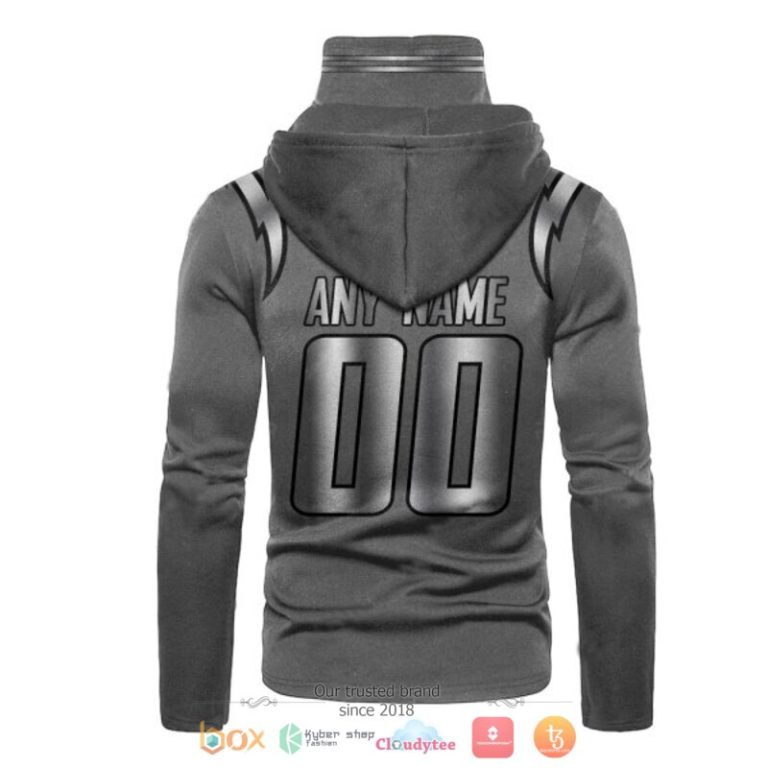 Personalized-Nfl-Los-Angeles-Chargers-Dark-Grey-Custom-3D-Hoodie-Mask-3