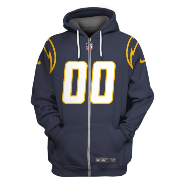 Personalized-Nfl-Los-Angeles-Chargers-Dark-Purple-3D-Shirt-Hoodie-2