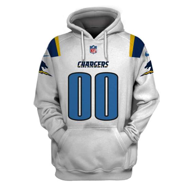 Personalized-Nfl-Los-Angeles-Chargers-White-3D-Shirt-Hoodie-3