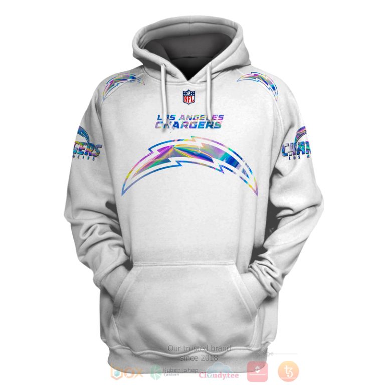 Personalized-Nfl-Los-Angeles-Chargers-White-Hologram-Color-3D-Hoodie-Shirt-3