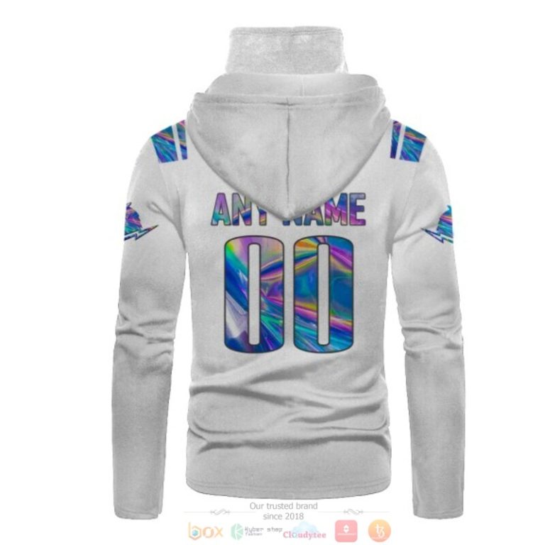 Personalized-Nfl-Los-Angeles-Chargers-White-Hologram-Custom-3D-Hoodie-Mask-3