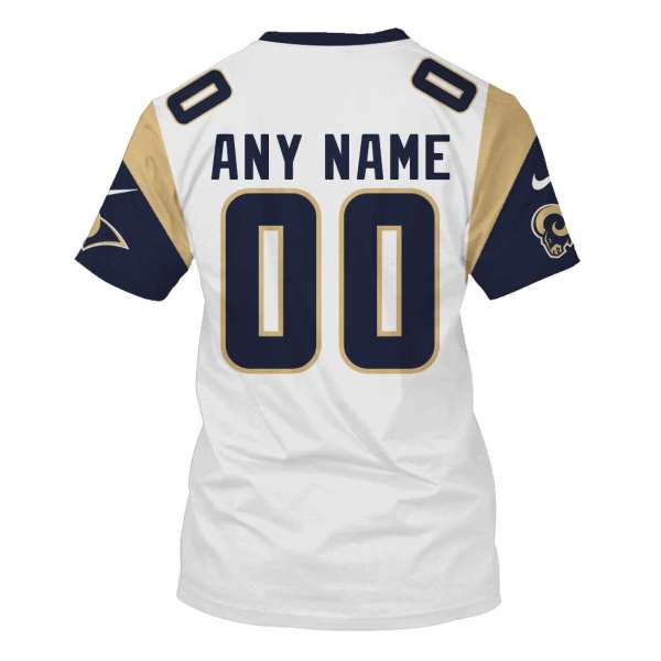 Personalized Nfl Los Angeles Rams 3D Shirt Personalized Nfl Los Angeles Rams 3D Shirt